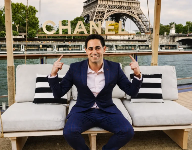 Marom Mor at a CHANEL event in Paris