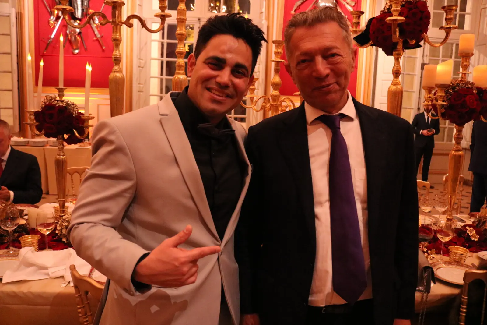 Marom Mor with Arcadi Gaydamak