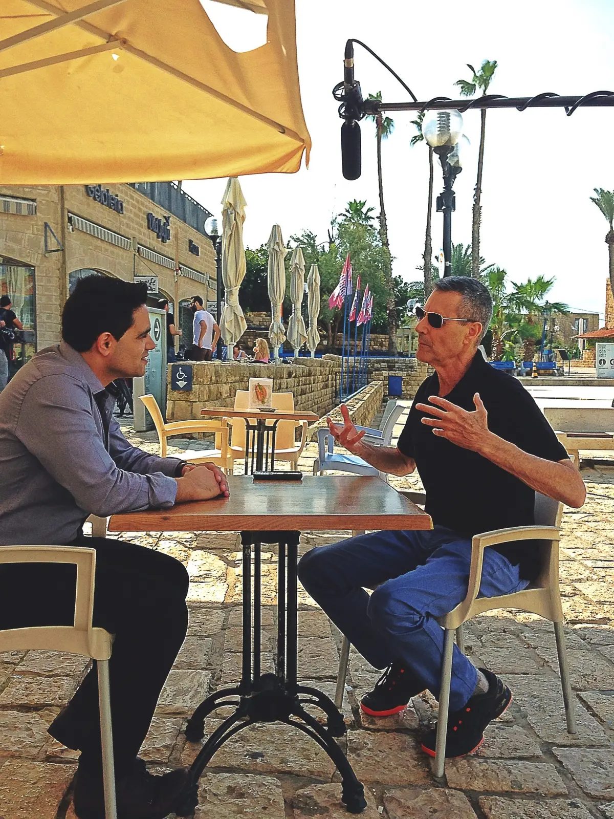 Marom Mor with Uri Geller